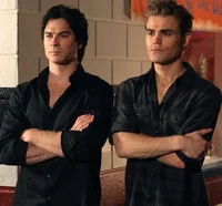 Damon and Stefan 