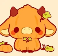 Pumpkin cow