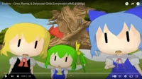Cirno and her trio