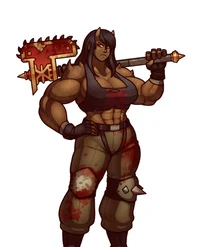 Khornate Guardswoman