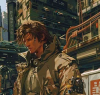 Cyberpunk husband