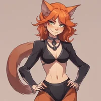 Tomboyish cat girl 