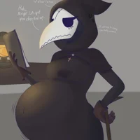 Pregnant Plague Doc