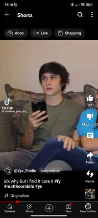 Young Mattheo Riddle