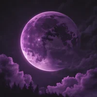 The purple moon 