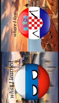 Russia and Croatia