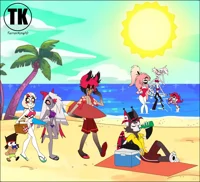 Hazbin Hotel Beach