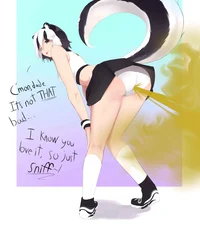 Mimi the skunk girl