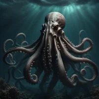 Divine giant octopus