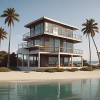 Beach house vacation