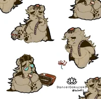 Doma as a polar bear