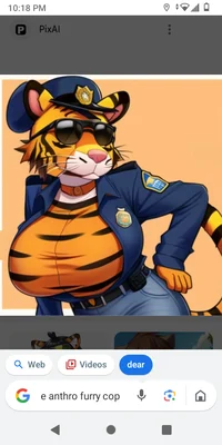 Jenny the furry cop
