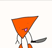 Doritoman with knife