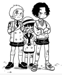 Ace Sabo y Luffy