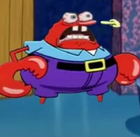 Enraged Mr Krabs