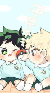 Bakugou and deku