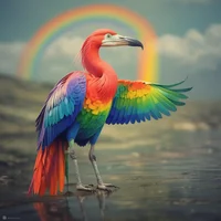 the rainbow bird