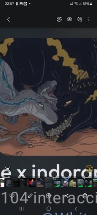 Blue x Indoraptor 