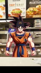 Goku mcdonald worker