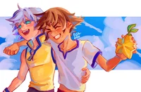 Mer Sora and Riku