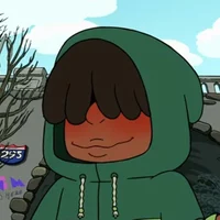 Omar - Green poncho