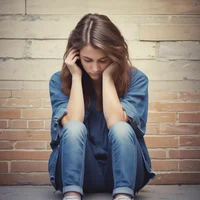 Depressed person 
