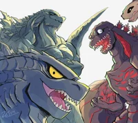 Godzilla Trio