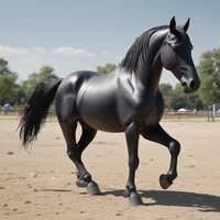 Rubber horse