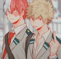 Katsuki and Shoto