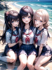 3 high school girls 