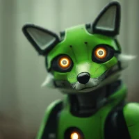 Green Robot Fox