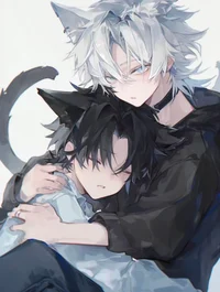 cat boy twin
