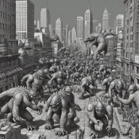 Mutated Kaiju Army