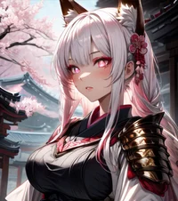 Samurai fox girl 