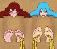 Skyand gf feet beach