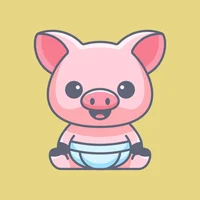 Baby pig art