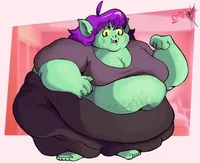 Obese goblin queen