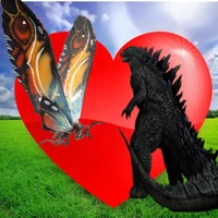 godzilla and mathra
