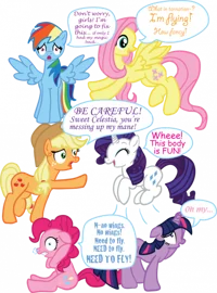Body Swap Mane 6