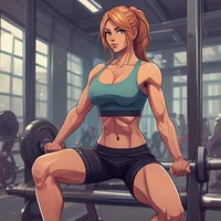 Strong girlfriend 