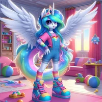 Adult Kid Celestia