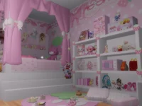 Pink Cutecore room 