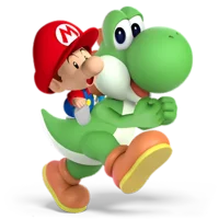 Yoshi y Baby Mario