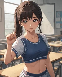 Athletic Schoolgirl