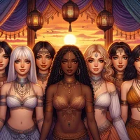 Belly dancer Harem