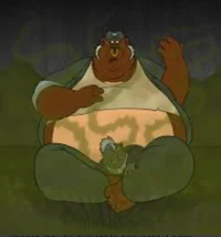 Tolstoy the bin bear