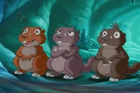 Three horned mammals