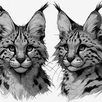 Saber-toothed serval