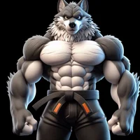 Muscular Wolf