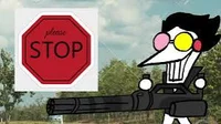 Spamtong with gun